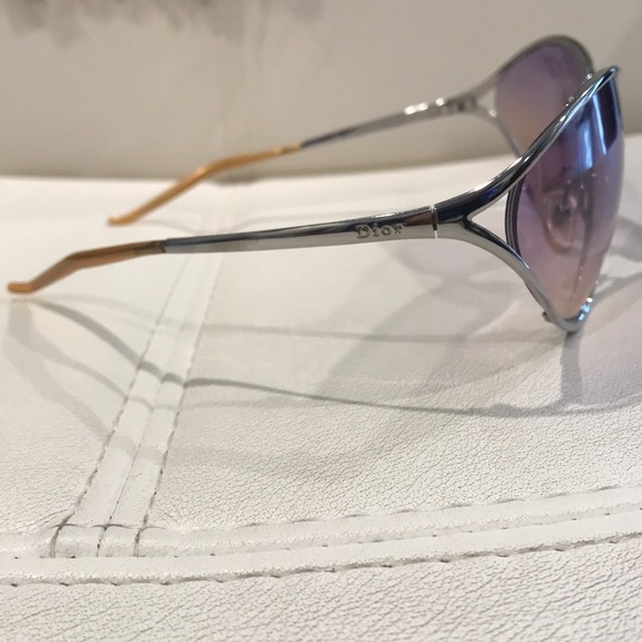 Christian Dior silver framed sunglasses - Picture 4 of 8